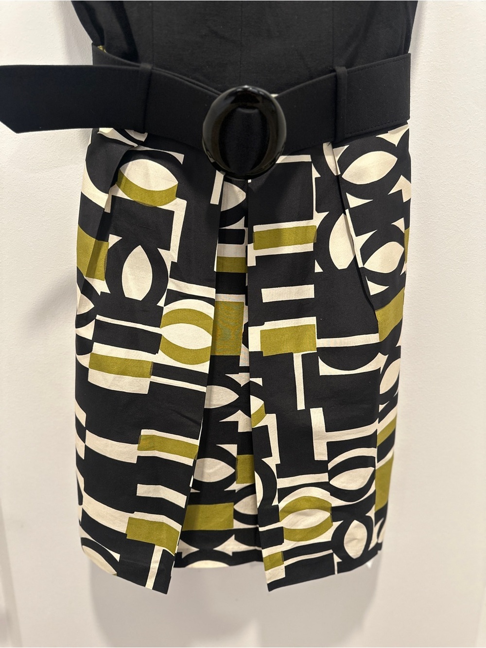 Milly Silk Cocktail Dress Size 2 Belted Mini Designer Office Luxury Sleeveless - Picture 2 of 9